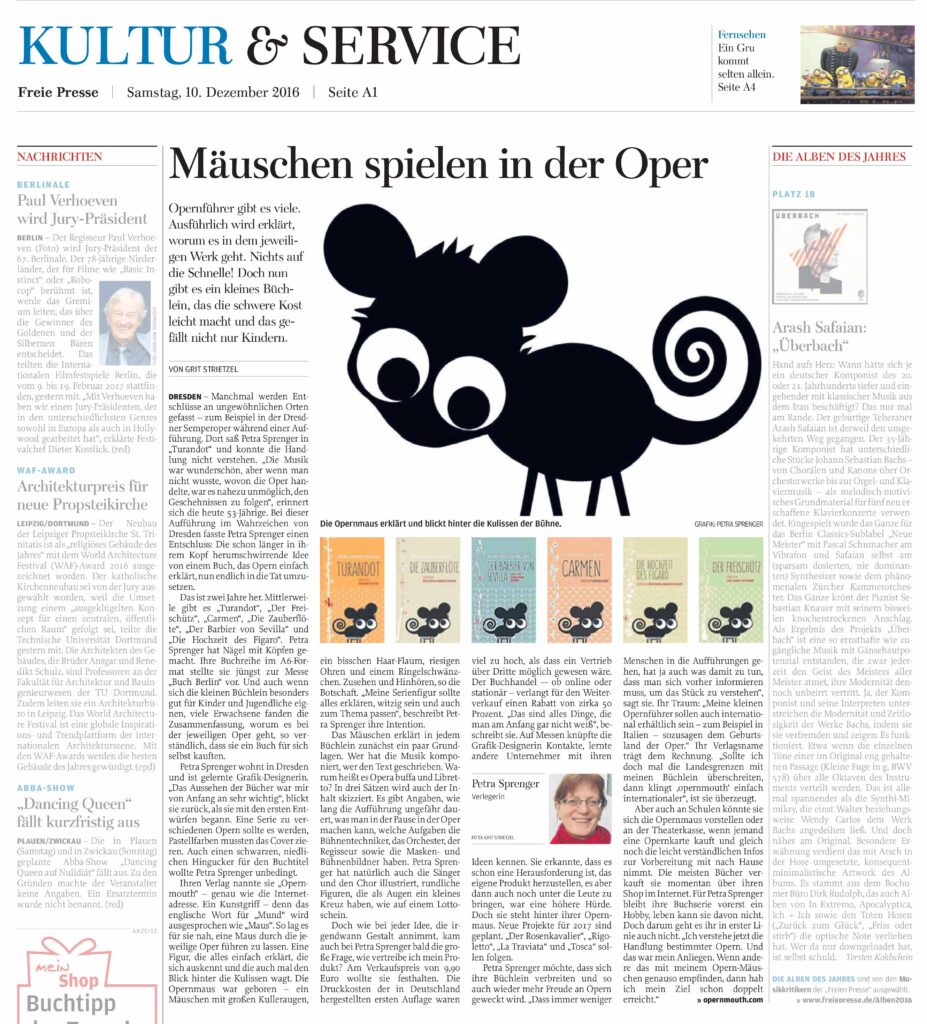 Rezension von Grit Strietzel / FREIE PRESSE