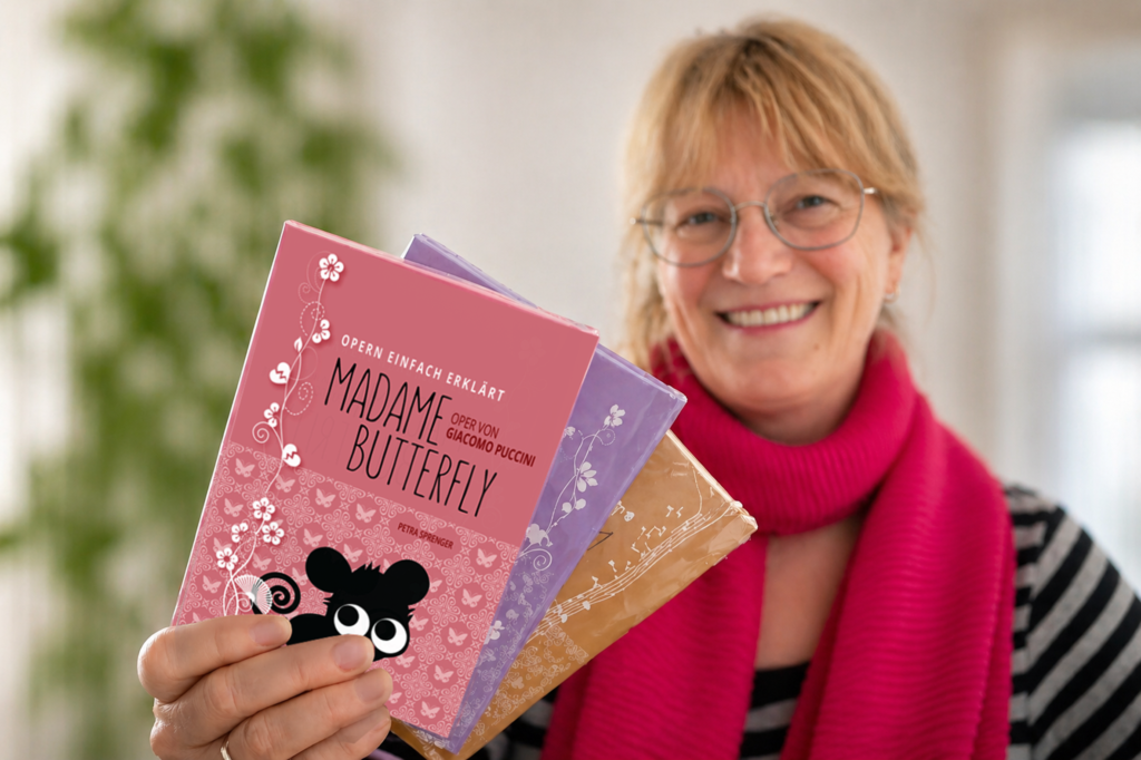 Petra Sprenger, Gründerin von OPERNMOUTH. Autorin und Illustratorin und Verlegerin der Reihe ‚Opern einfach erklärt‘